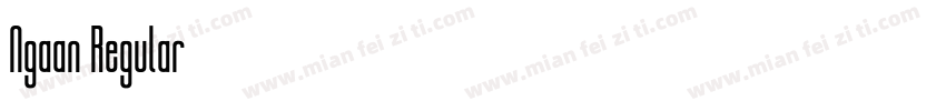 Ngaan Regular字体转换